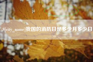 四川我国的消防日是多少月多少日