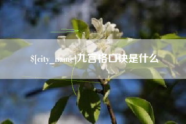四川九宫格口诀是什么
