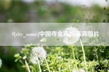 四川中国夺金海报高清图片