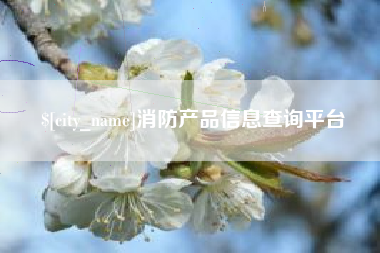 四川消防产品信息查询平台