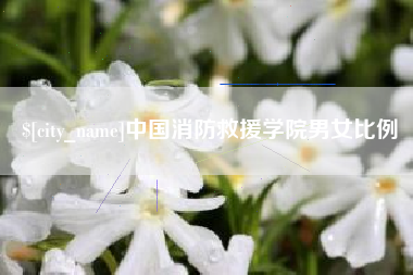 四川中国消防救援学院男女比例