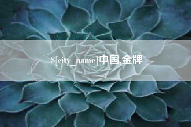 四川中国,金牌