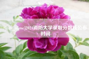 四川2024消防大学录取分数线公布时间