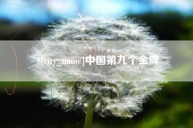 四川中国第九个金牌