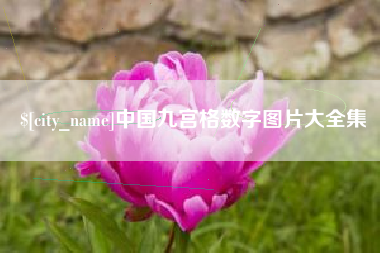 四川中国九宫格数字图片大全集