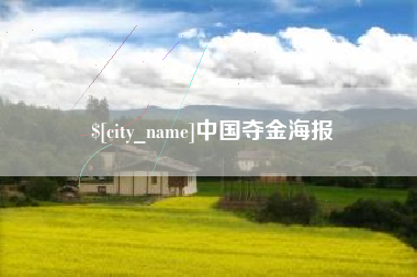 四川中国夺金海报