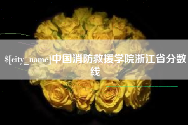 四川中国消防救援学院浙江省分数线