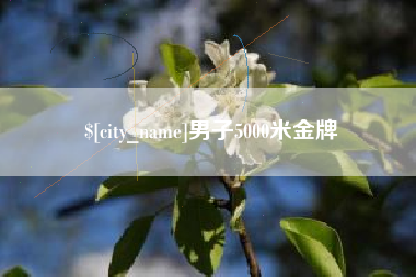 四川男子5000米金牌