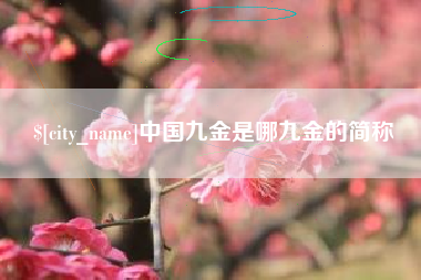 四川中国九金是哪九金的简称