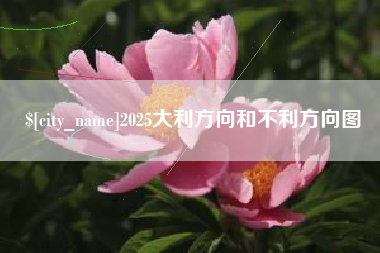 四川2025大利方向和不利方向图