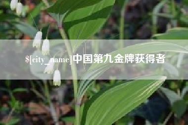 四川中国第九金牌获得者