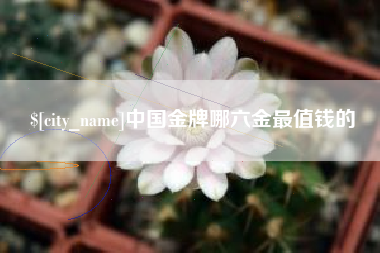 四川中国金牌哪六金最值钱的