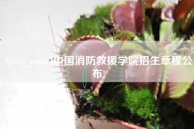 四川中国消防救援学院招生章程公布!